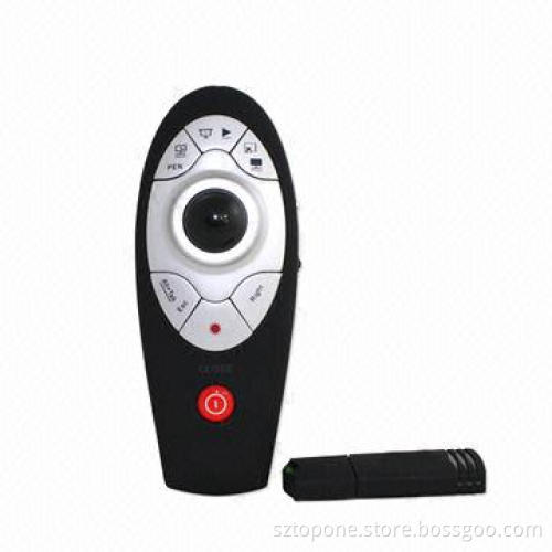 Wireless Laser Presenter with Mouse Function, Radio Frequency, Keyboard, On/Off Switch